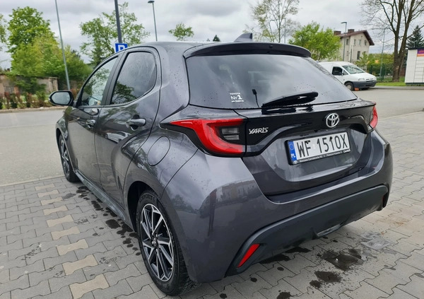 Toyota Yaris cena 69900 przebieg: 56360, rok produkcji 2022 z Warszawa małe 79